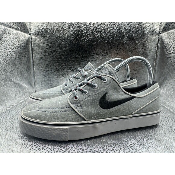 RARE  NIKE Stefan‎ Janoski Boys Gray Skateboard Sneakers Youth 6Y 654861-006 - Picture 8 of 9